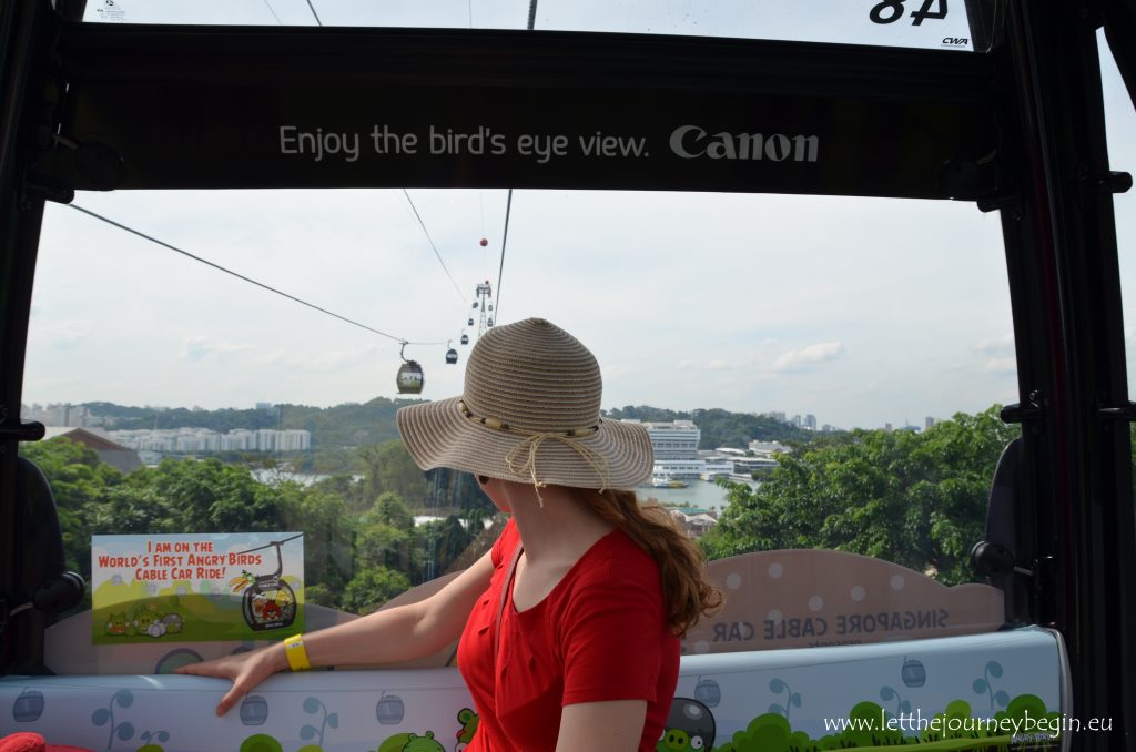 Singapore cable train inside