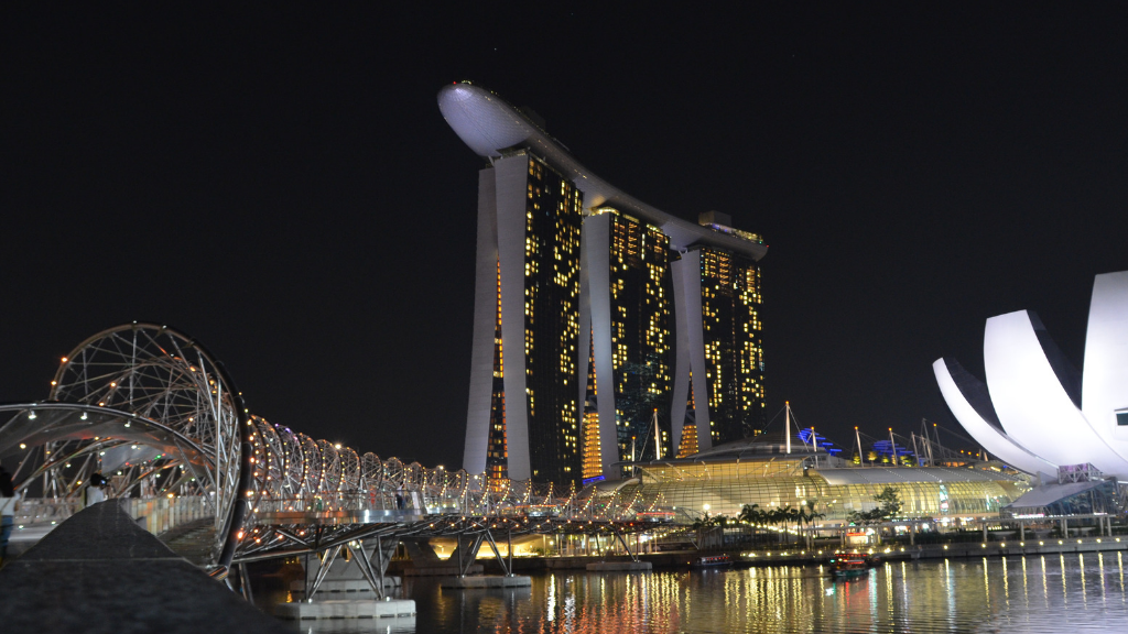 Singapore at night