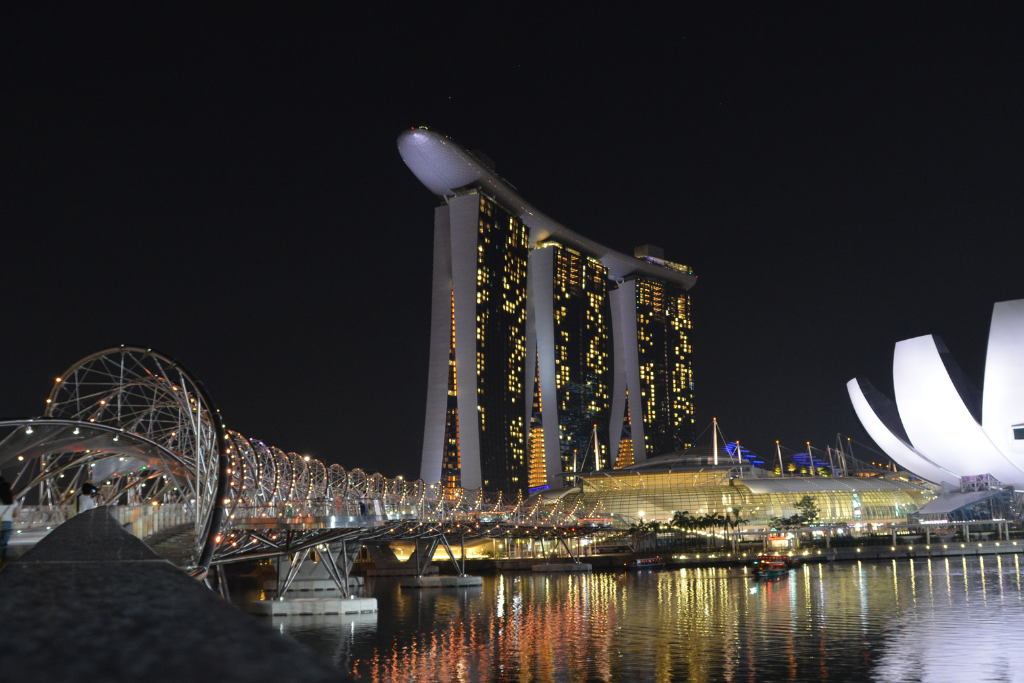 Singapore at night