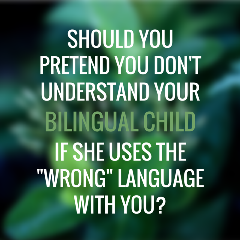 Bilingual child language